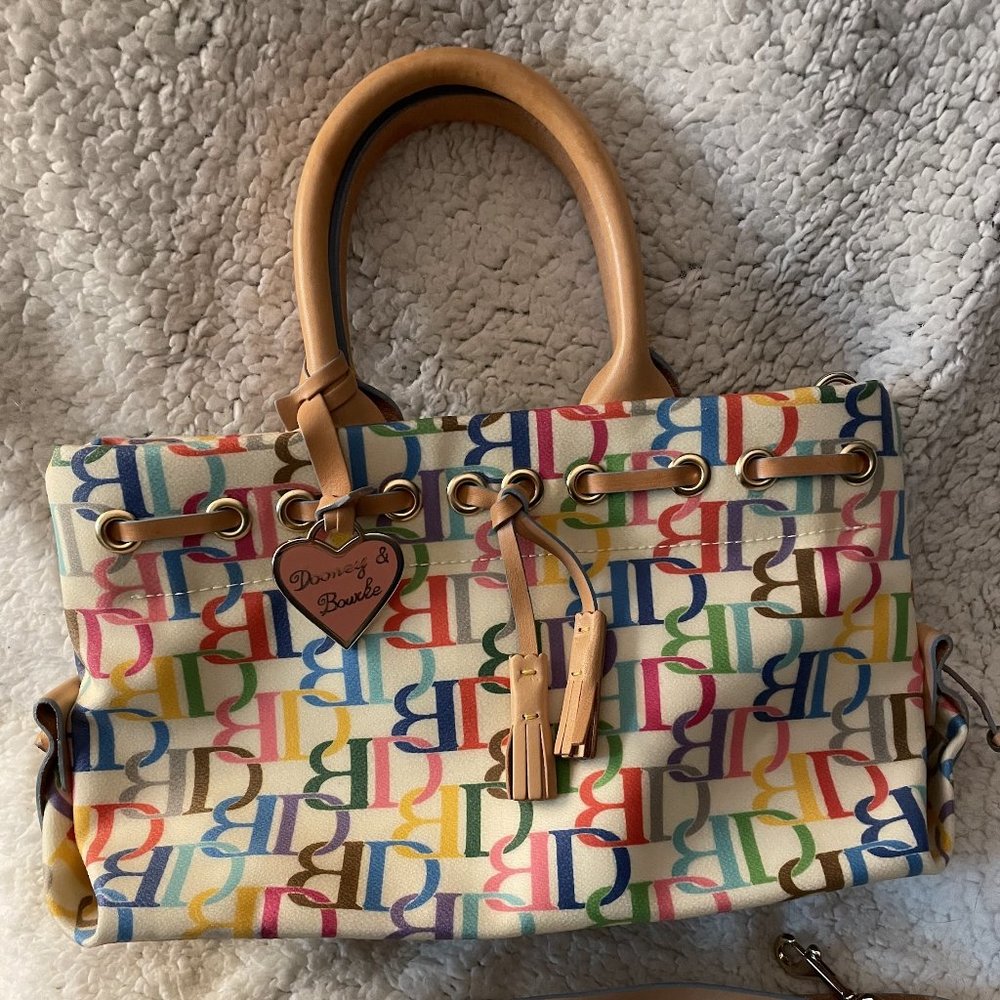 DOONEY & BOURKE Rainbow Signature Tote with Crossbody Strap